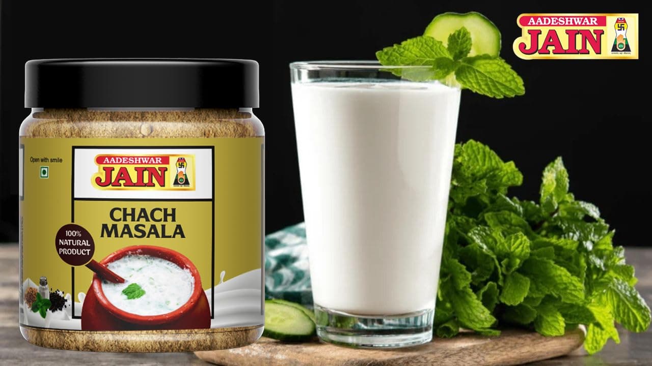 AADESHWAR JAIN Chaas Masala | Buttermilk Masala | Helpful for digestion | Ready to Sprinkle | Chhach Masala Powder (100g) — image 4