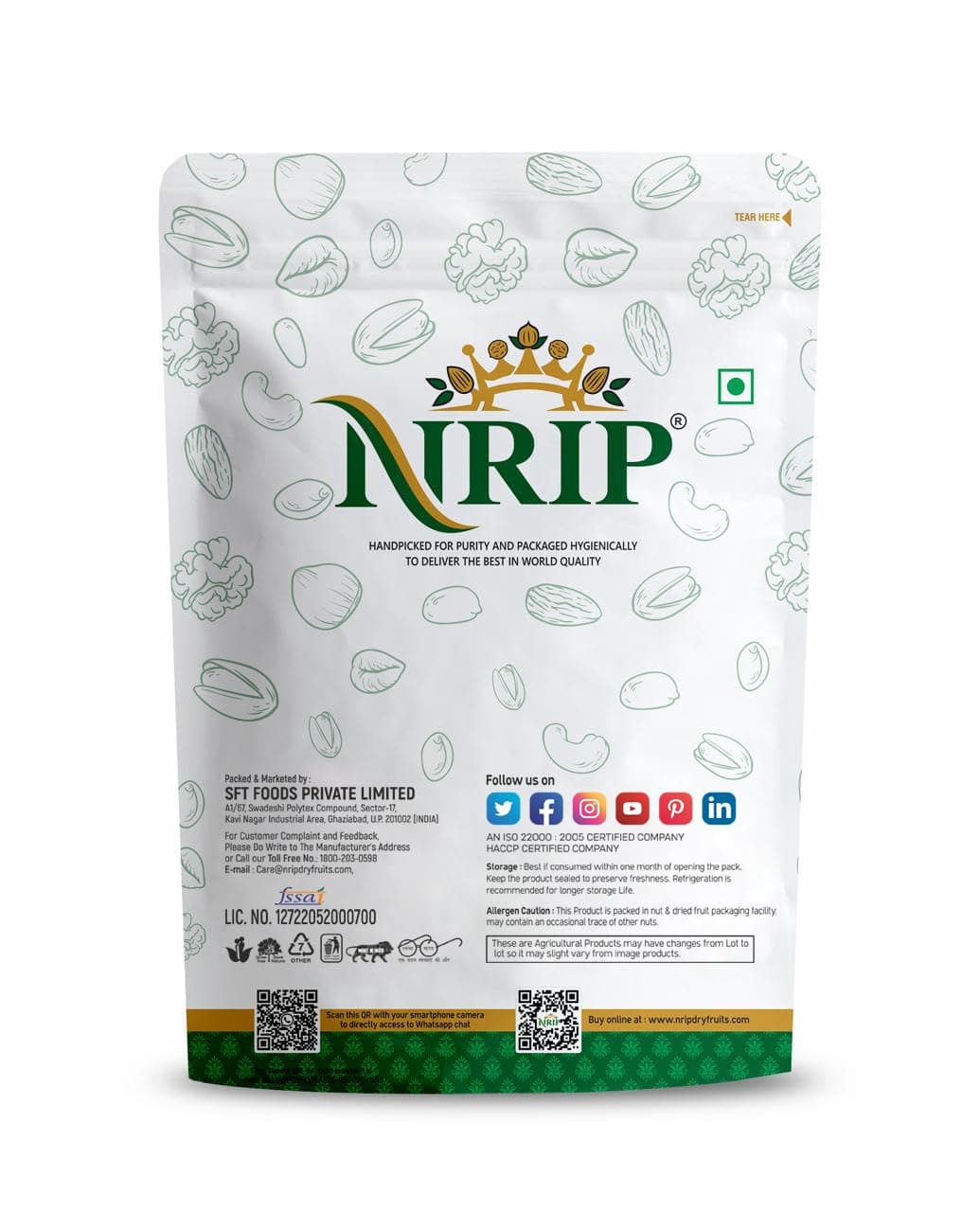 NRIP Premium Dried Afghani Anjeer 200g I Low in Fat | Dry Fruits in Fresh | Healthy Snacks I Rich Source of Vitamins Dietary Fiber | Dry Figs — image 3