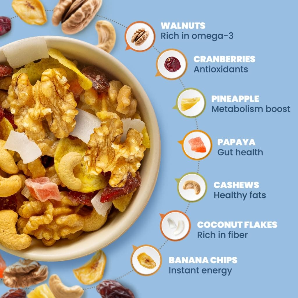 Paper Boat High Energy Dry Fruits & Nuts Trail Mix (Pack of 10) — image 4