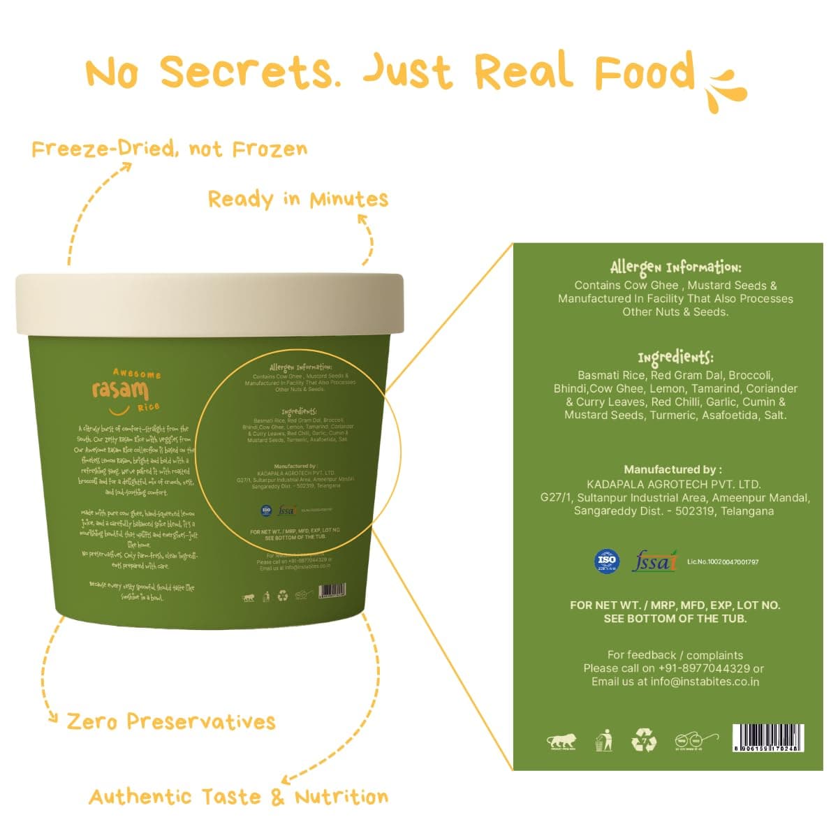 Instabites Ready To Eat Zesty Rasam with Veggies – Pack of 3 — image 3