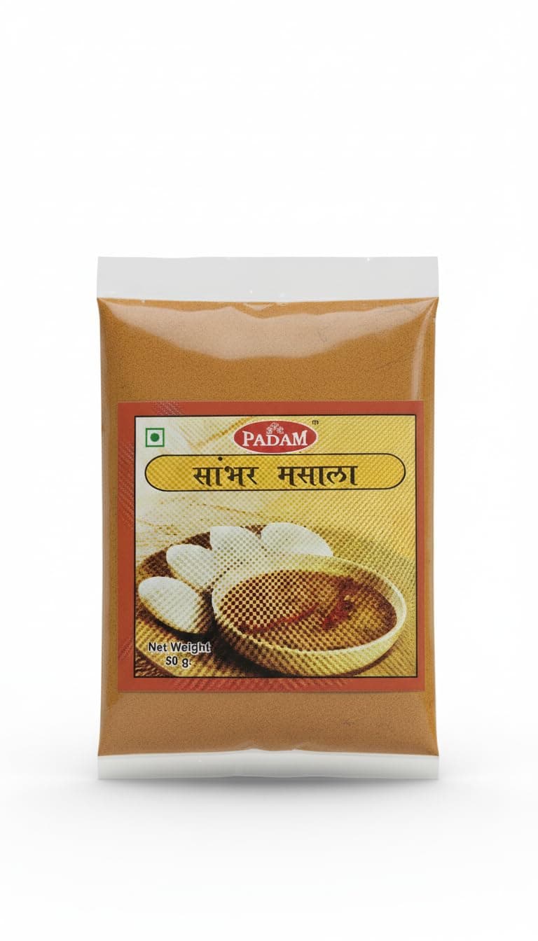 Padam Sambhar Masala, NO ONION NO GARLIC, (Pack of 50gx3) — image 2
