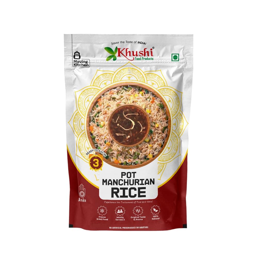 Khushi Food Products Jain Manchurian Pot Rice (72 g)