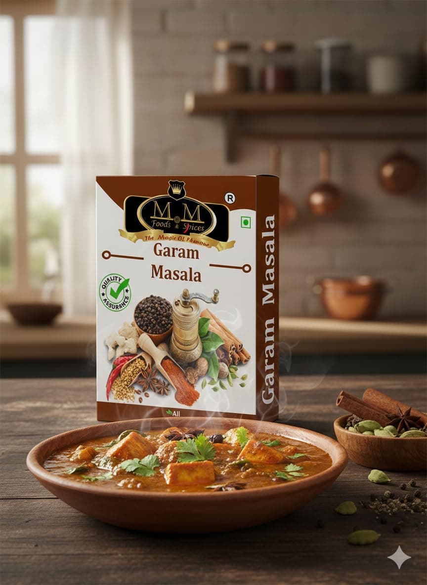 M MGaram Masala powder, No Onion - No Garlic, Jain Special Masala, 100 gm. — image 6