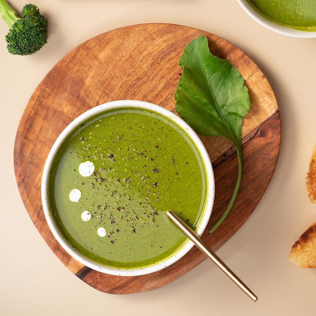 Simplify Foods Spinach & Broccoli Instant Soup | Pack of 2 Single-Serve Sachets (Each Makes ~125 ml) | Made with 34% Real Spinach & Broccoli | Just Add Hot Water | Travel-Friendly | Clean Label | 0% Additives or Preservatives — image 4