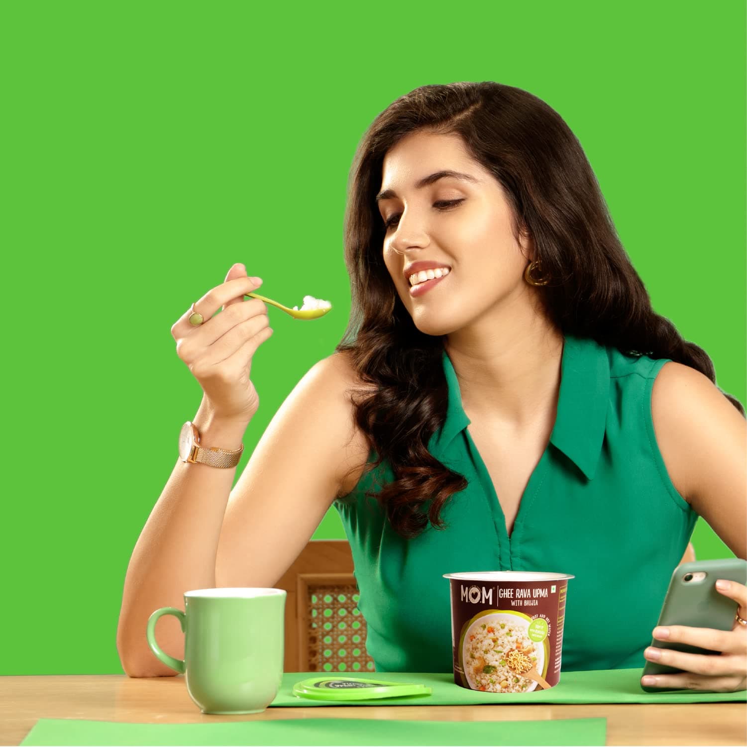 MOM - Meal of the Moment, Poha with Bhujia, 80g - Ready to Eat | Instant Food | No added Preservatives — image 5