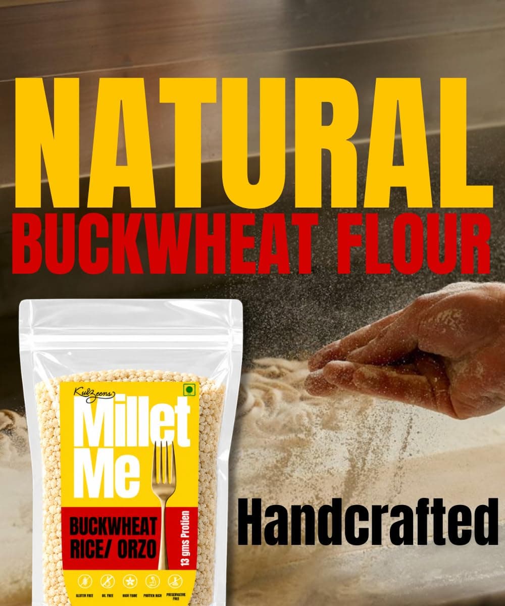 Kuizeens Buckwheat Rice - 200G | Low Carb & Low Fat | Buckwheat Flour, Xauthum Gum & Salt | Chemical Free | No Preservatives & No Artificial Additives |Jain | No Onion & Garlic — image 6
