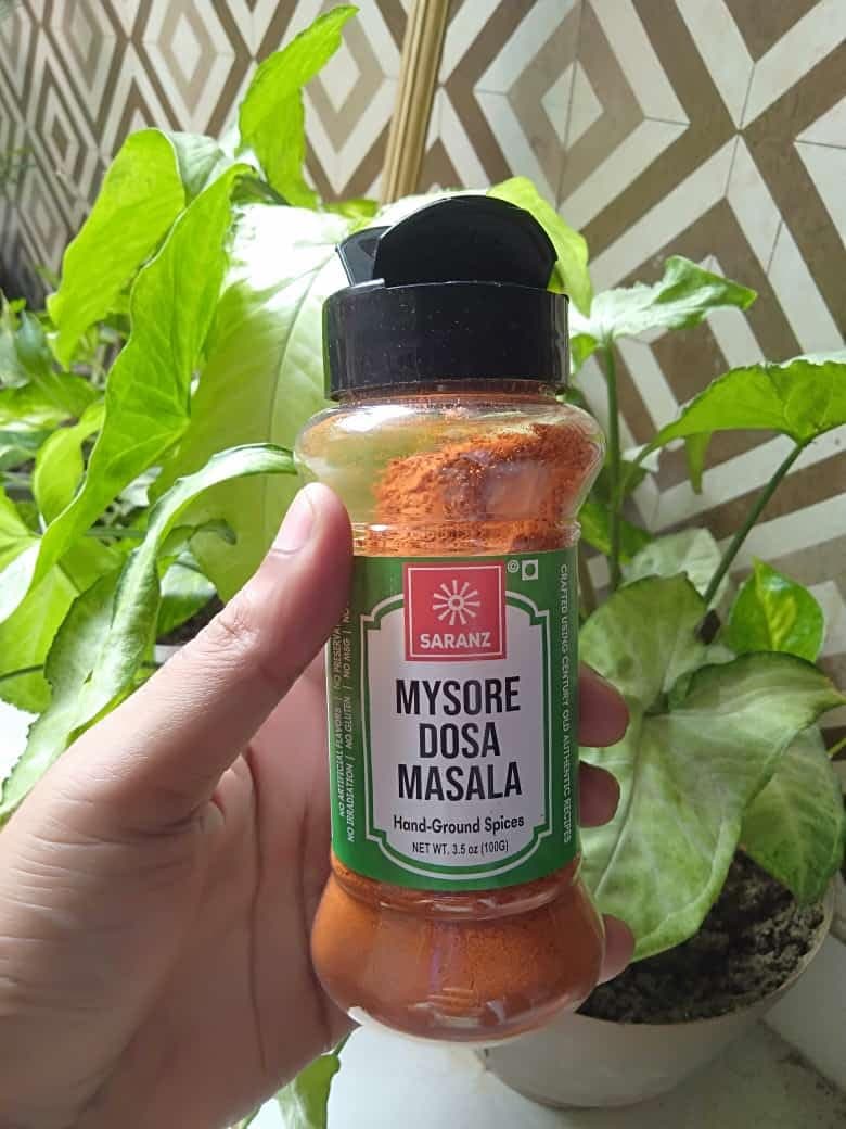 SARANZ Mysore Dosa Masala Indian Spice Instant Dosa Masala Perfect for Cooking, Ready to Use, No Added Colours, Spice Powders and Masalas, Premium Artisanal Spices with Rich & Strong Flavour-100 Grams Bottle — image 5