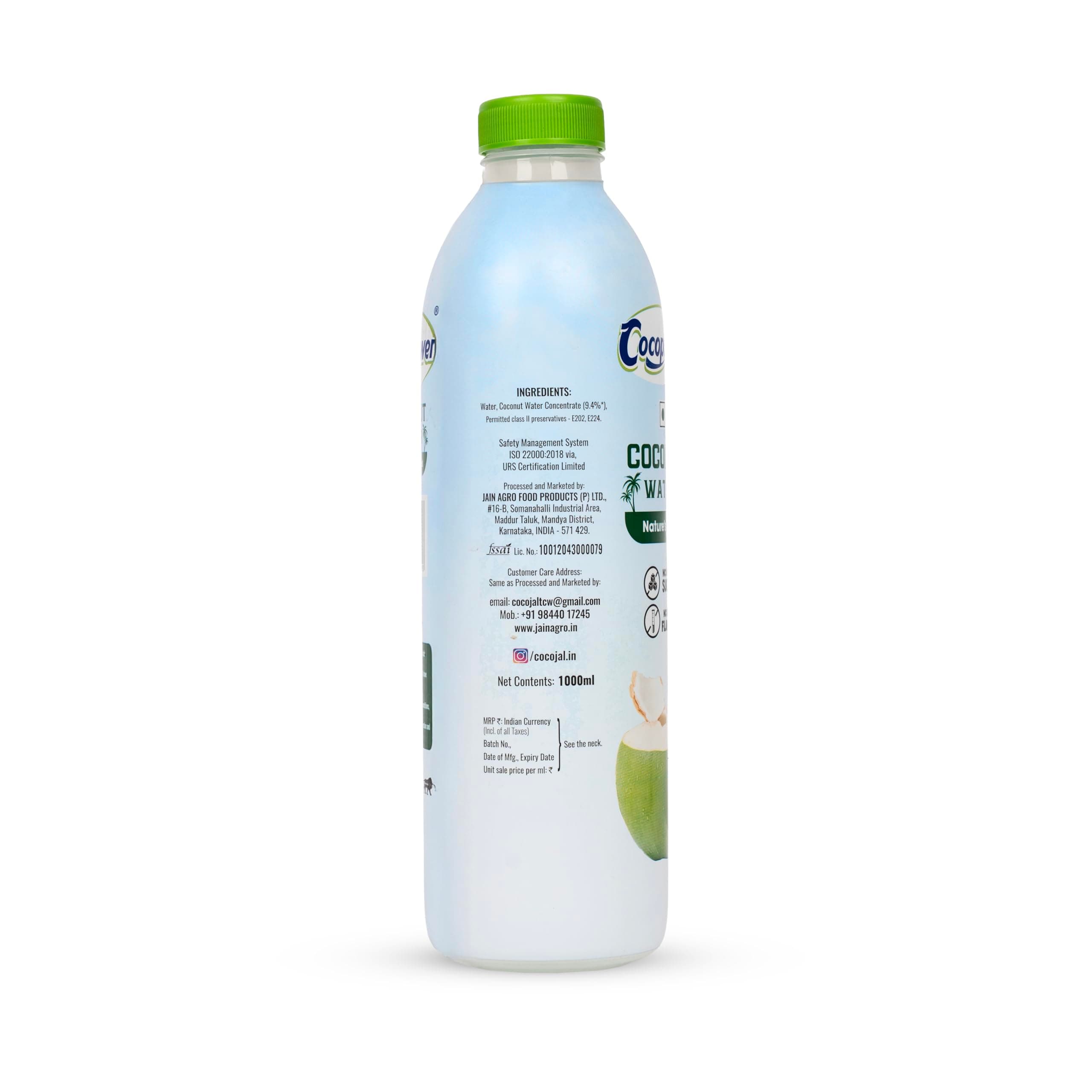 Cocopower Coconut Water | Instant Rehydration | No Added Sugars | No Added Flavours | Refreshing Recharge! | 1000ml (Pack of 2) — image 4