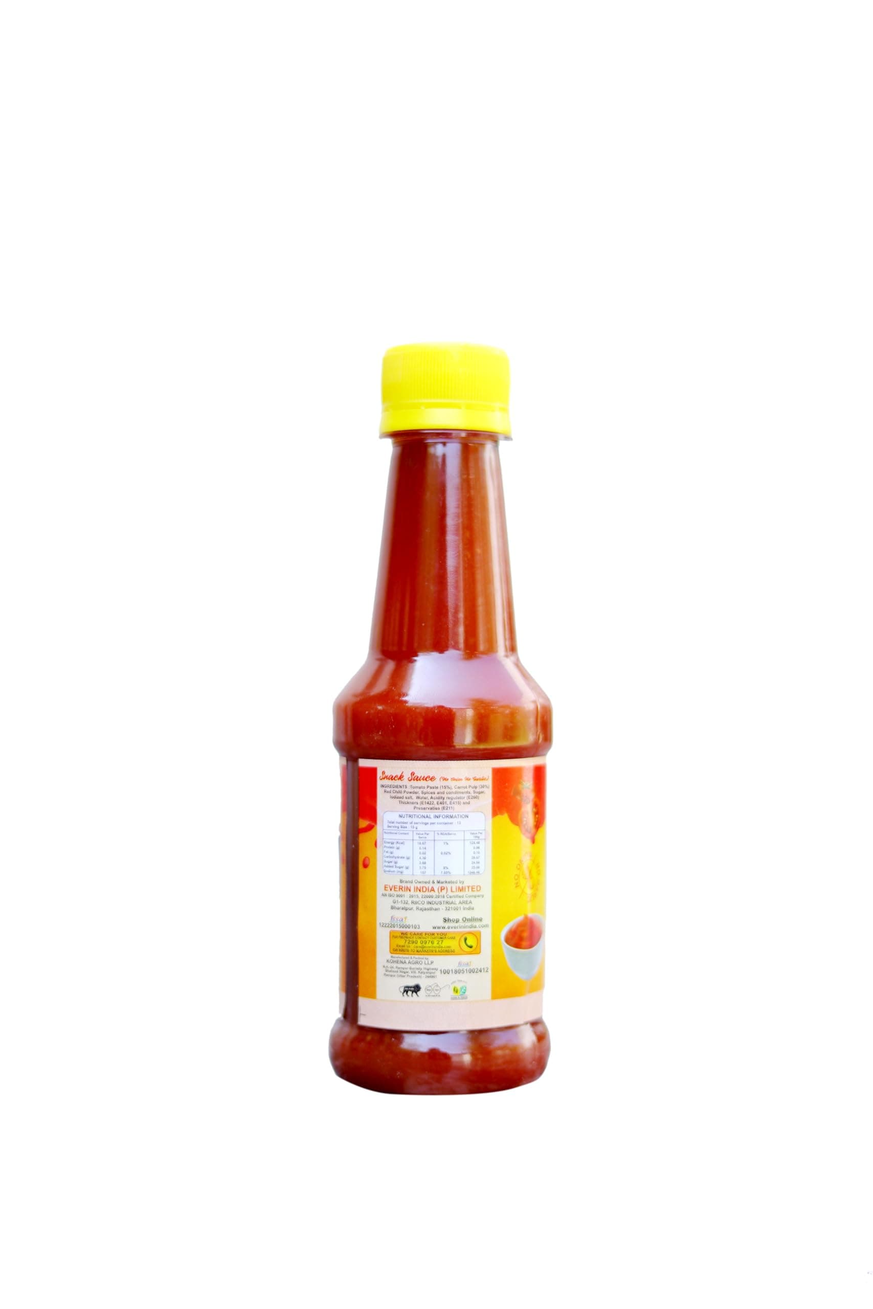 Everin Zingy and Zesty No Onion No Garlic Snack Sauce and Soya Sauce Pack of 2, 200g each — image 4