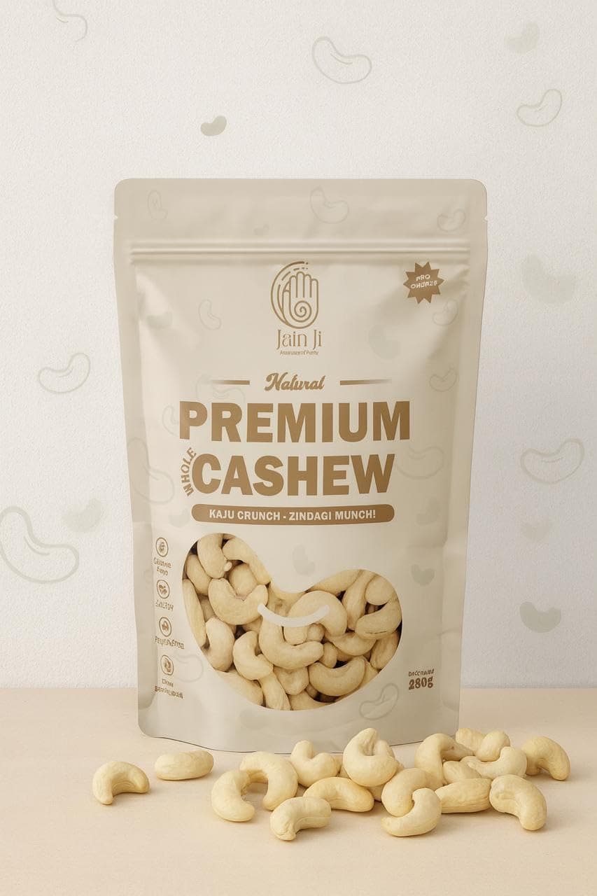 Jain Ji Natural Premium Whole Cashew, Gluten Free, Source of Protein, Non-GMO, No Artificial Additives, 250g — image 3