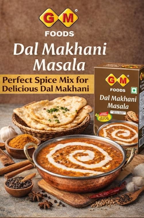 GM Foods Dal Makhani Masala 100g (Pack of 2) | Authentic Indian Style Spice Mix | Rich & Creamy Flavour | No Onion & Garlic | Easy to Cook | Ready to Use Masala for Restaurant-Style Dal at Home — image 3