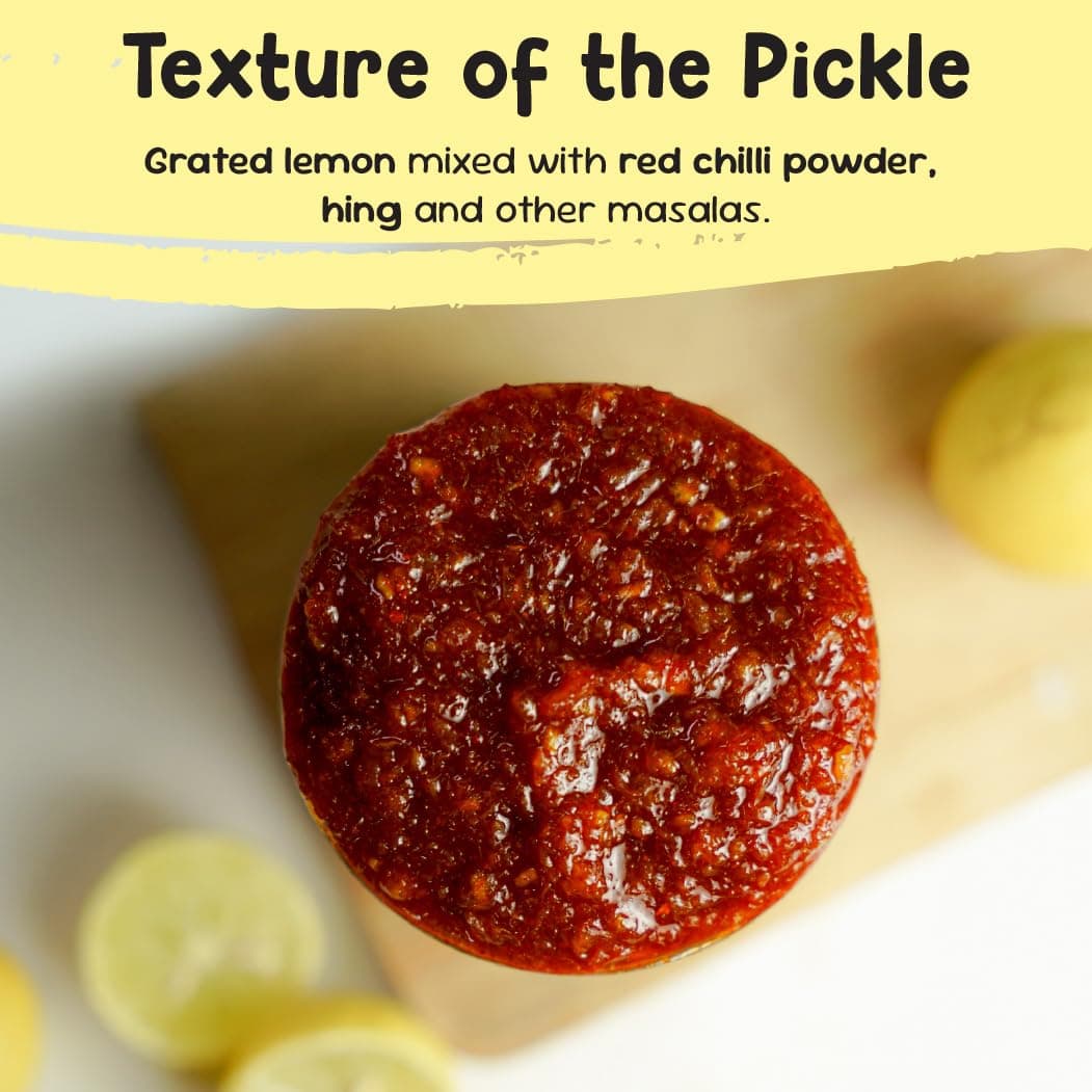FarmDidi Khatta Meetha Crushed Lemon Pickle 1kg in Fresh | Homemade Oil-Free Nimbu ka Achar with No Onion or Garlic | Traditional Lemon Chunda Style Sweet & Sour Pickle | Grandma’s Taste, Indian Homemade Achar — image 5