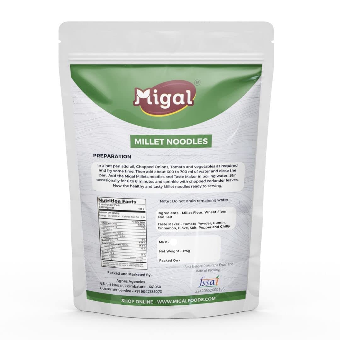 Migal Instant Jowar Noodles - Pack of 3 — image 3