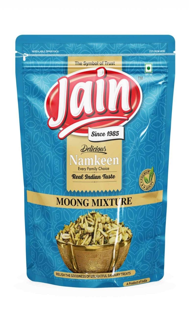 Jain Since 1985 Navratan Mixture Namkeen 700g (350g x 2) | Bombay Mix/Farsan | Crunchy Indian Snack | Sev, Peanuts & Lentils | Tea Time Snack — image 2