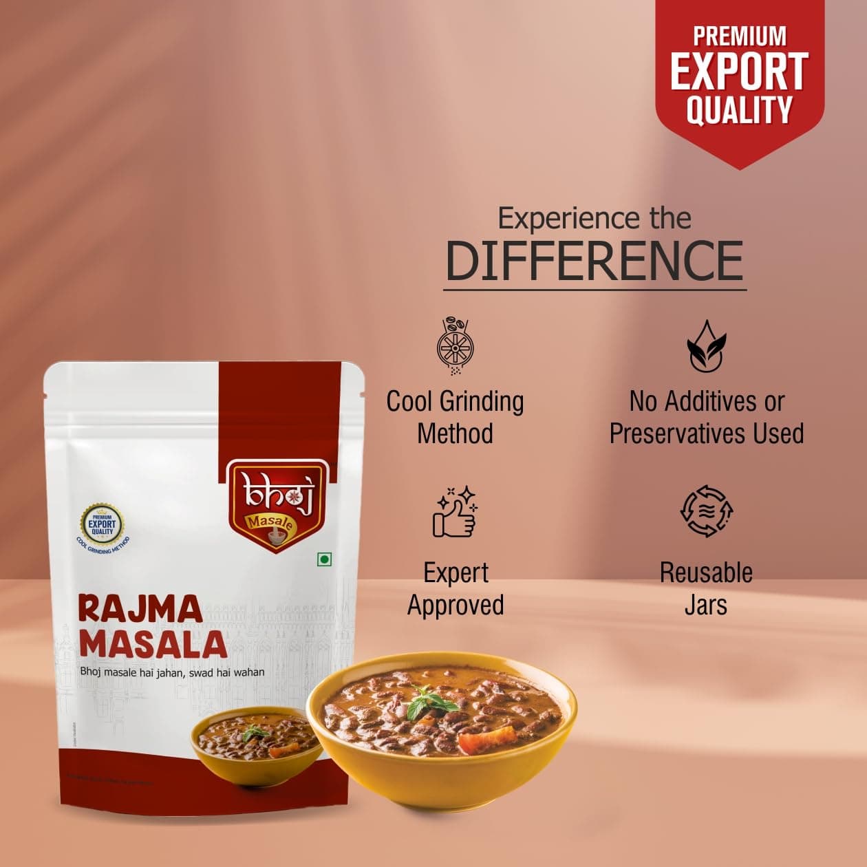 Bhoj Masale Rajma Masala Powder 200GM Each | Authentic Spice Mix | No Preservatives & No Added Colors — image 4