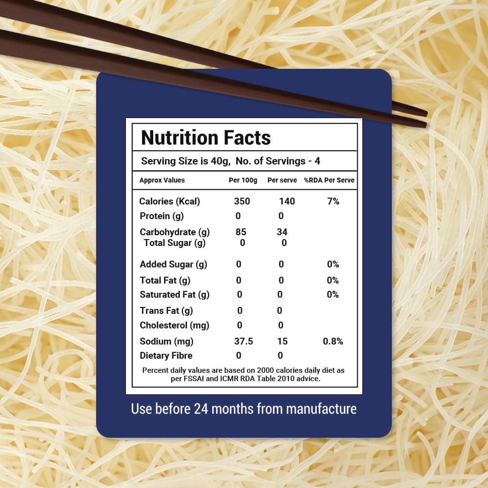 Moi Soi Thai Glass Noodles - Made with Mung Beans - 160gms — image 7