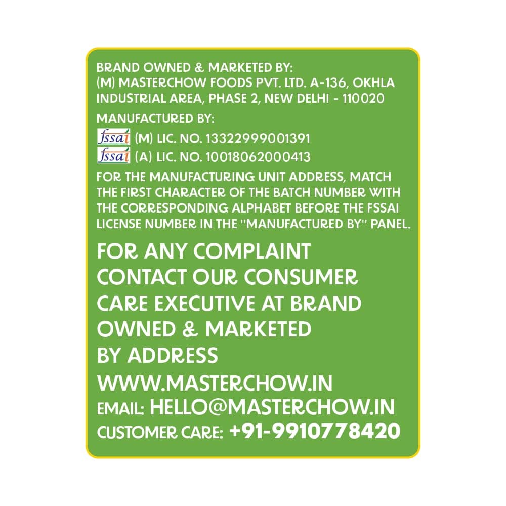 Masterchow Green chilli sauce | All Natural ingredients with no MSG | Perfect balance of Spicy and Tangy | Crafted By Chef Ranveer Brar | 450 GM — image 5