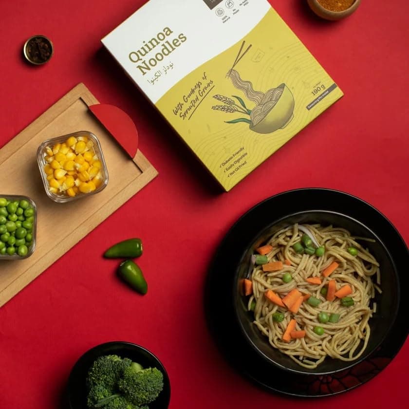 SOME MORE ﻿Hakka Quinoa Noodles 190 g | Instant Millet Noodle Pack | Traditional Hakka Style Grain Food | Healthy Snack | Quick Cook Meal Option | Convenient Kitchen Staple for Home Travel Use — image 3