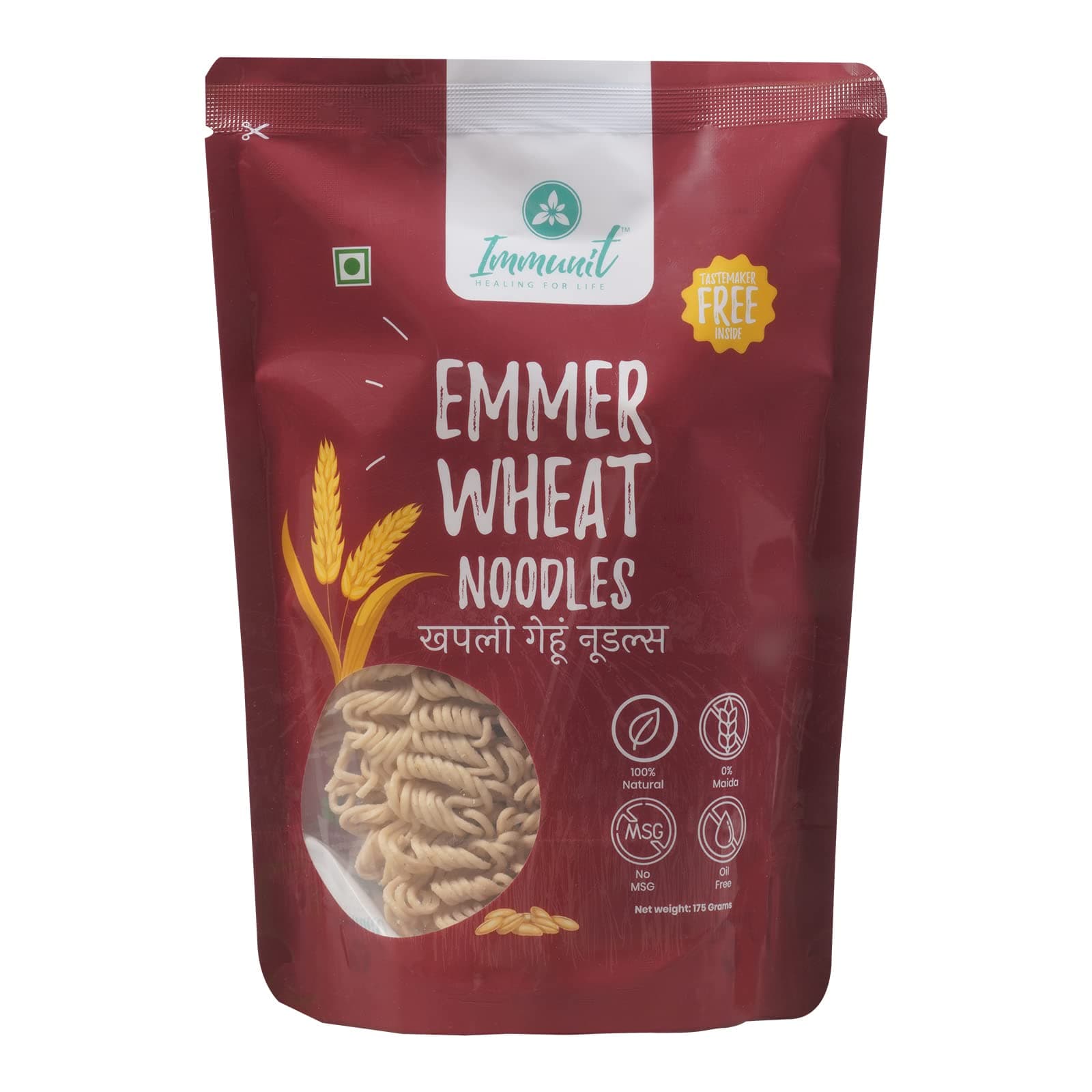 Immunit No Maida Assorted Millet Noodles, Pack of 9 (Ragi, Jowar, Little, Foxtail, Barnyard, Browntop, Kodo, Bajra, Emmer Wheat) | Vegan, Not Fried, No MSG, No Preservatives — image 10