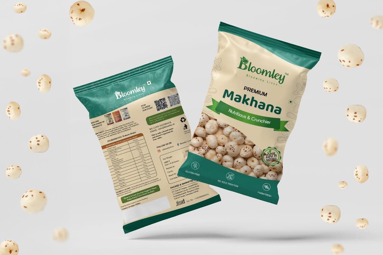 BLOOMLEY Premium Makhana (Fox Nuts), Whole Lotus Seeds, Light Crunchy Texture with Mild Natural Taste, Ready to Eat Snack, 200g — image 7
