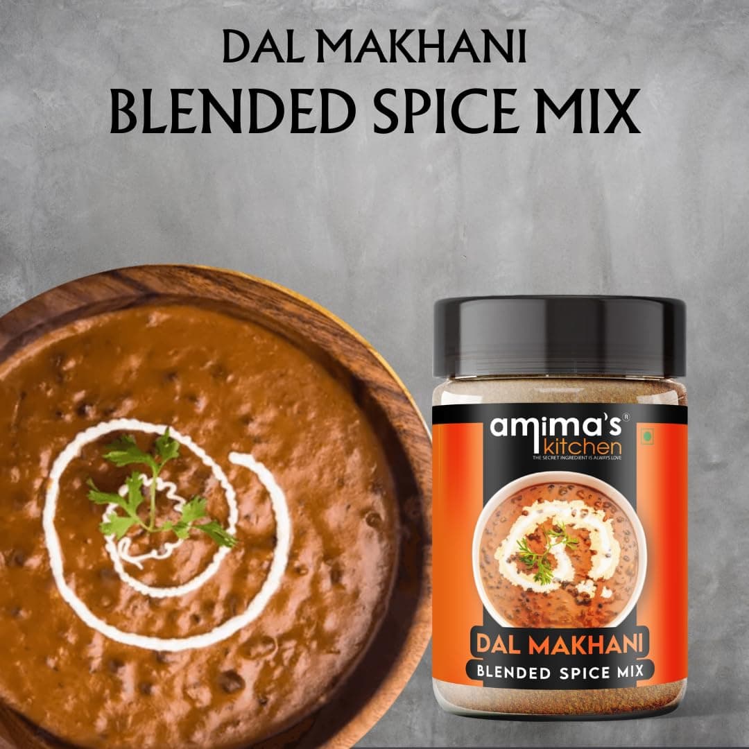 Amima's Kitchen Combo Of Punjabi Chhole + Dal Makhani Jain Spice Mix (No Onion No Garlic) – 100 Grams (Pack of 2) | Blended Spice Mix | For Healthy and Delicious Cooking | No Synthetic Flavour & Color | Ready Masala Powder — image 7