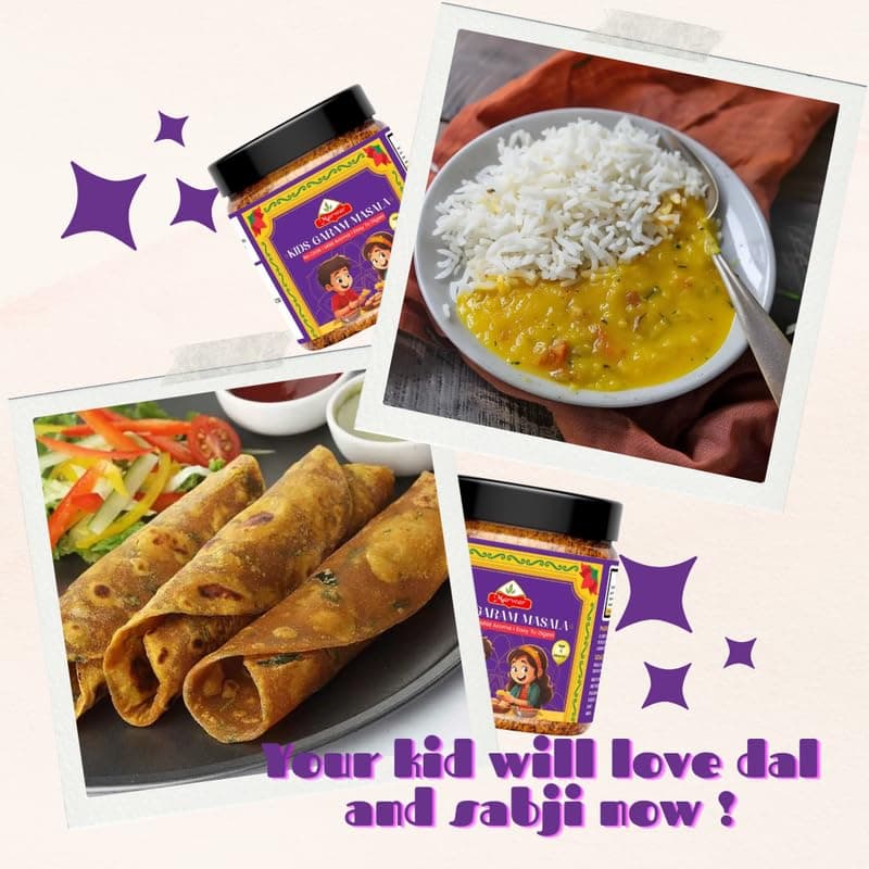 Marwar Garam Masala - 200gm Mild Spice Blend | No Chili | Easy to Digest | 100% Natural | Specially Crafted for Children & Family Meals | Perfect for Khichdi, Dal, Paneer, Sabzi & Soups- Jar Pack — image 5