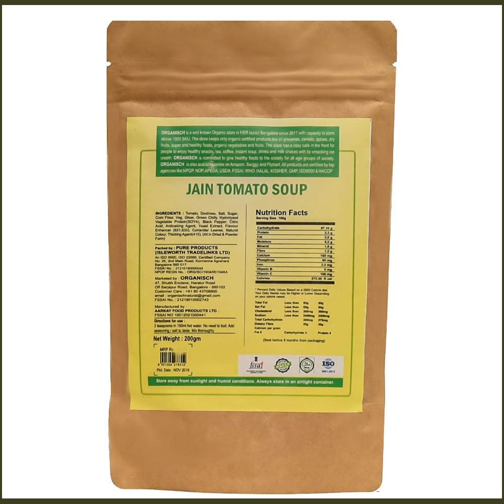 Jain Tomato Ready to eat Soup,200 GMS 100% Veg — image 2