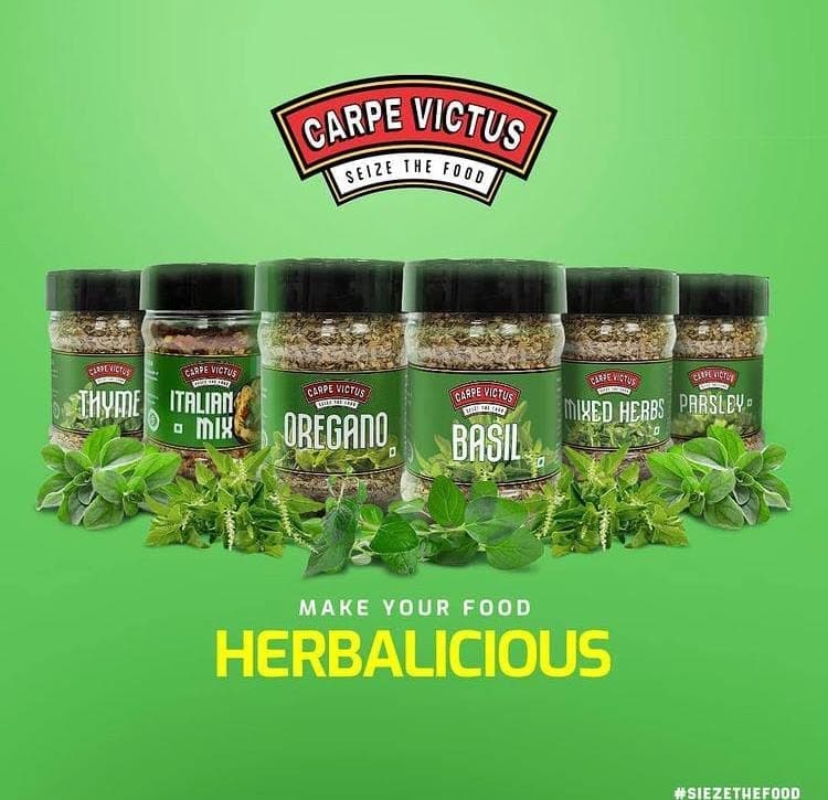Carpe Victus Jain Mixed Herbs Seasoning | No Onion No Garlic | Italian Herbs for Pasta, Pizza & Cooking | 100g — image 2
