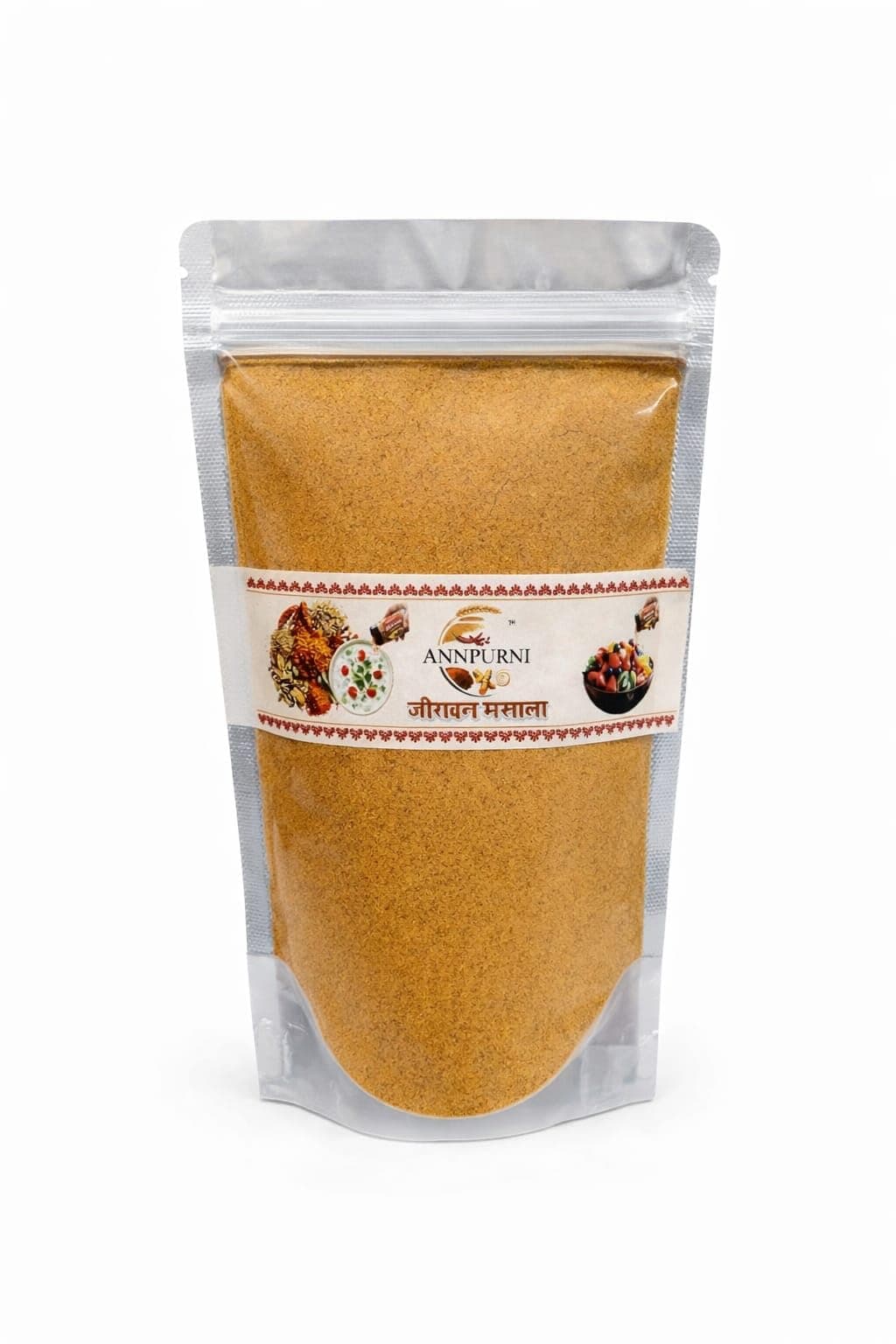 ANNPURNI Jeeravan Fruit Masala 100g | Special Fruit Masala Powder | Tangy & Spicy Chaat Masala for Fruits, Salads & Snacks | No Artificial Flavours, No Preservatives