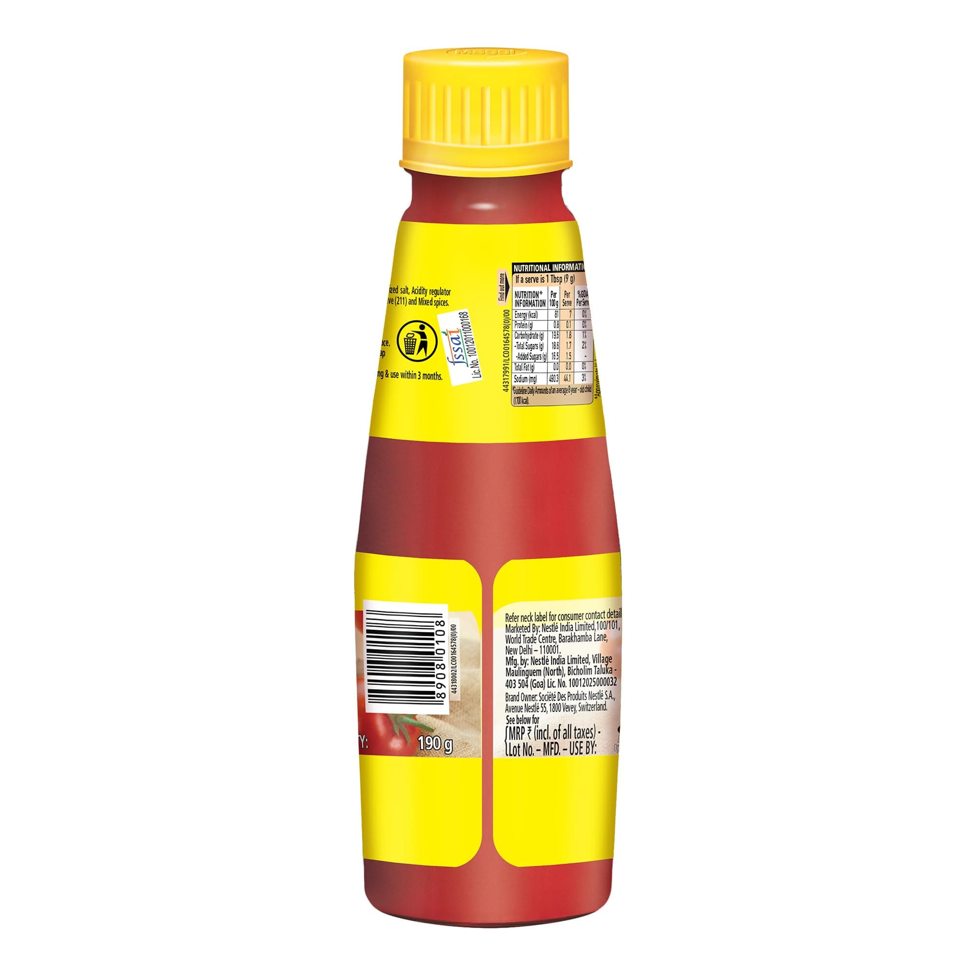 MAGGI Rich Tomato Sauce, No Onion No Garlic, 190g — image 4