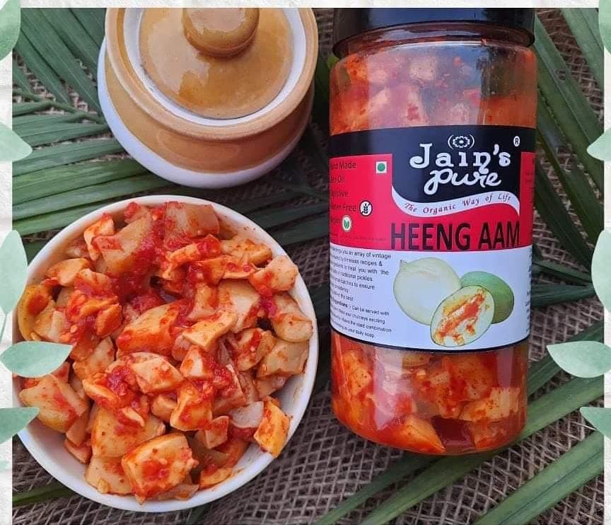 Jain Agro Food HEENG AAM ACHAR/MIRCHAULI 400g — image 4