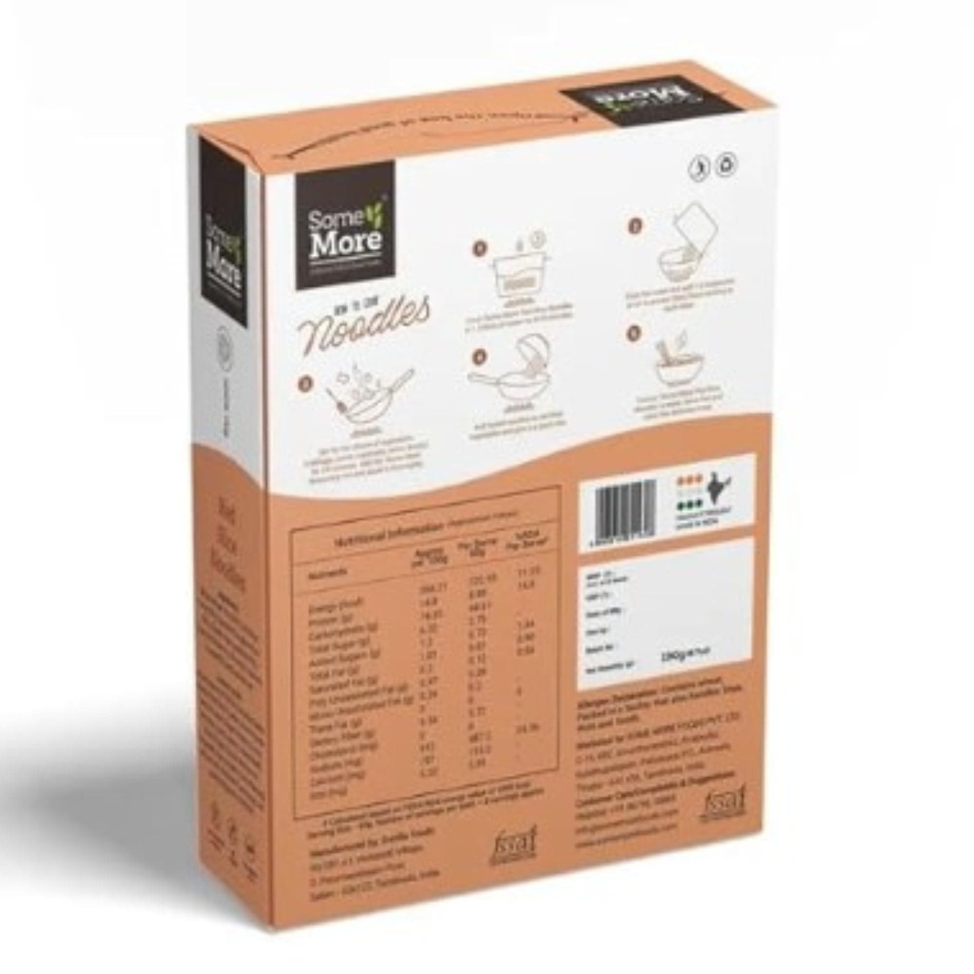 SOME MORE ﻿Hakka Red Rice Noodles 190 g | Instant Millet Noodle Pack | Traditional Hakka Style Grain Food | Healthy Snack | Quick Cook Meal Option | Convenient Kitchen Staple for Home Travel Use — image 2