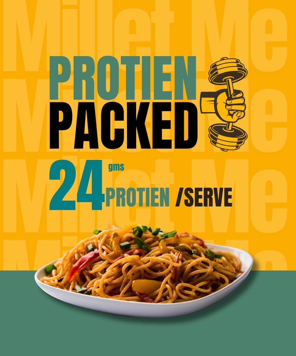 Millet Me by Kuizeens Foxtail Millet Noodles - 220G (Pack of 2) | Protein-Rich | Easy-to-Make | Fresh & Flavourfull | No MSG |No Preservatives|Ready in Minutes | Jain | No Onion & Garlic — image 5