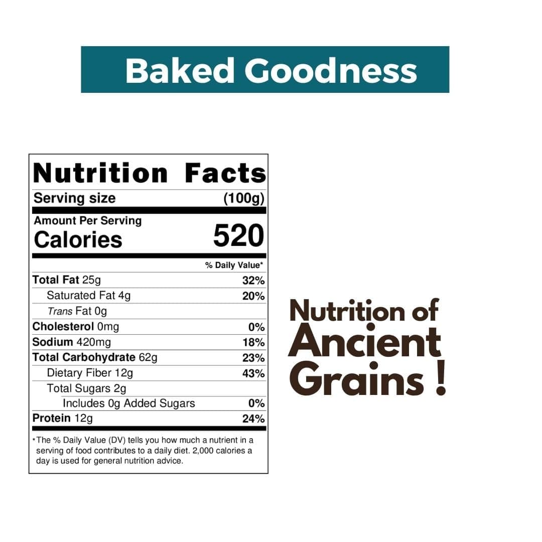 NIHKAN Baked Bajra Methi Bhakhri - 200 Gms | Ready to Eat Millet Snack | Low Calorie No Palm Oil No Preservatives | Healthy Traditional Gujarati Snacks | Made in cold pressed sesame oil — image 2