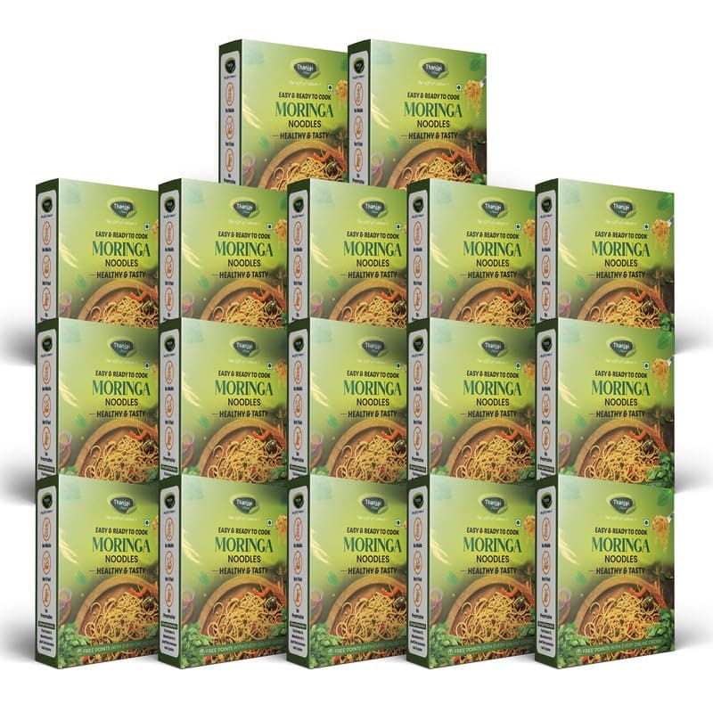 Thanjai Natural Moringa Noodles 180 Grams X 2 (No Maida Hakka Noodles, Not Fried, No MSG, Classic and Mild Millet Noodles No Preservatives, No Chemicals, No Artificial Extract) — image 3