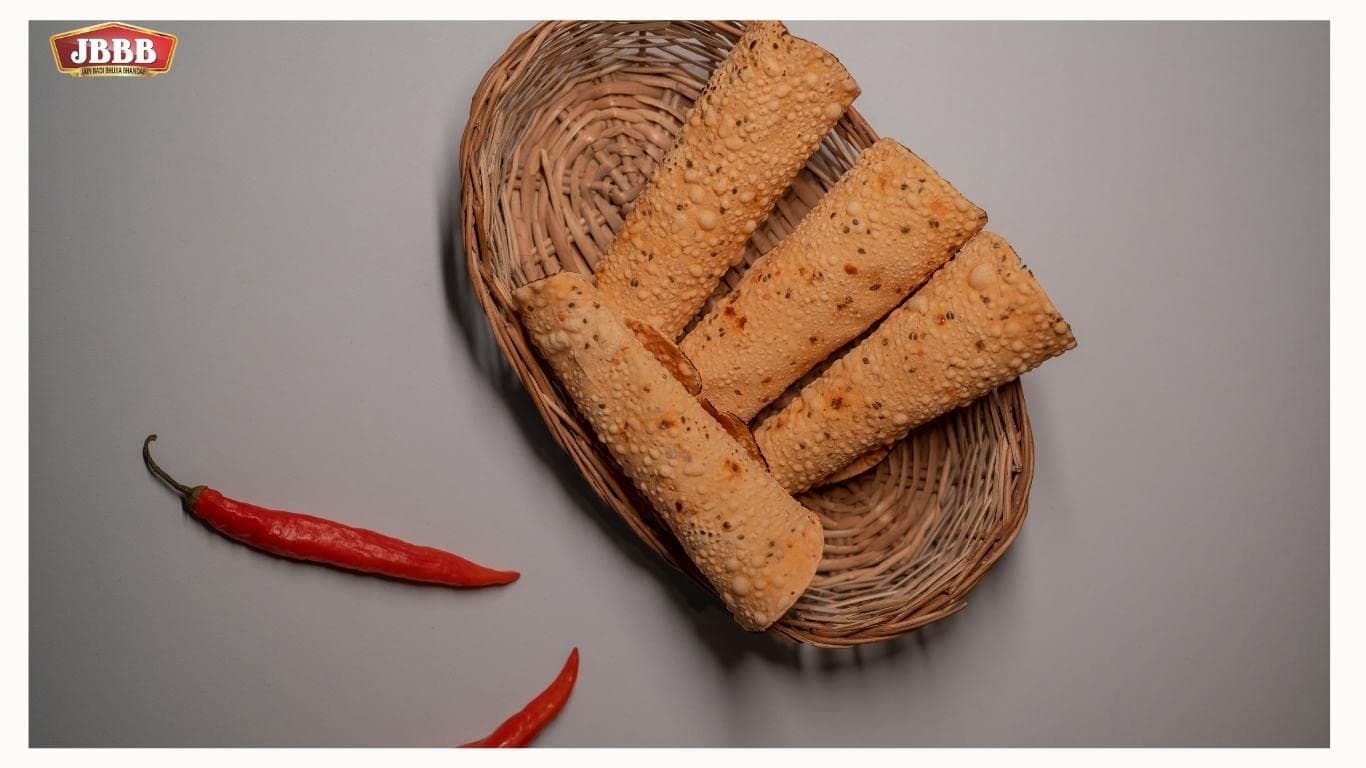 JBBB Chana Chatpata Plain Indian Papad Traditional Homemade Crispy Tasty Papadd For Daily Eating, Easy Digestive Snack- 400 gm — image 2