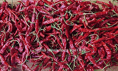 Shirish Masala Guntur Teja Chilli ( Hot and Spicy )/Red Chilli Whole / Dry Red Chilli (Sortex Clean)-200 Gram — image 2