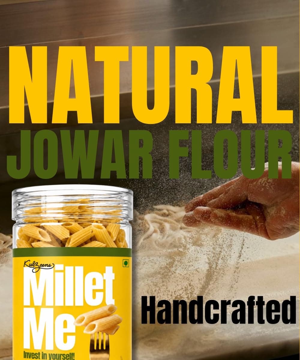 Millet Me by Kuizeens Jowar Moringa Pasta - 230g (Pack of2)| Gluten-Free & Nutrient-Rich | Rich In Protein | Easy-to-Make | Healthy Alternative for Wholesome Meals | Jain | No Onion & Garlic — image 7