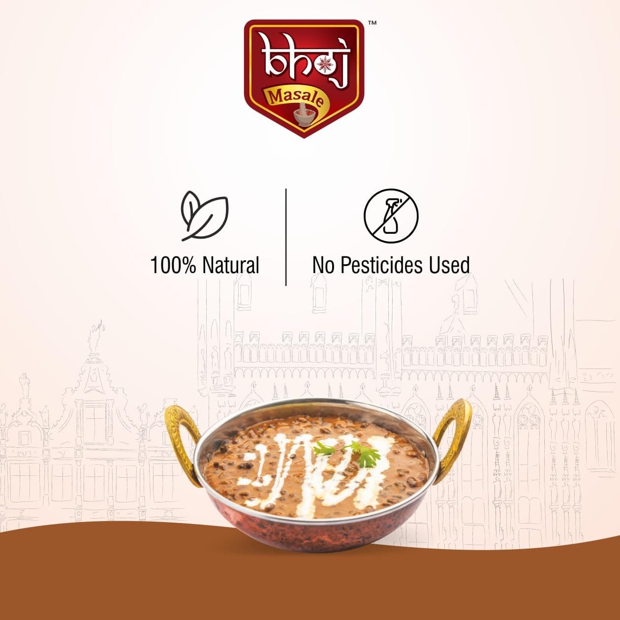 Bhoj Masale Dal Makhani Masala 100 GM | Dal Makhani Masala Natural And Fresh Authentic Spice Blend.No Colour, No Preservatives, No Onion & No Garlic (Jain Masala) — image 7