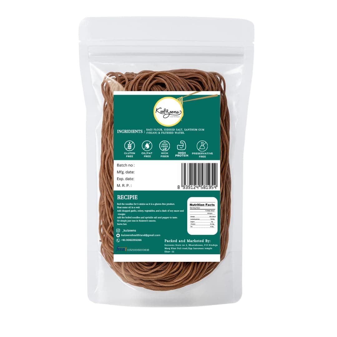 Millet Me by Kuizeens Ragi Noodles - 220G (Pack of 4) |100% Millet Noodle|Protein-Rich | Easy-to-Make | Fresh & Flavourfull | No MSG |No Preservatives|Ready in Minutes | Jain | No Onion & Garlic — image 3
