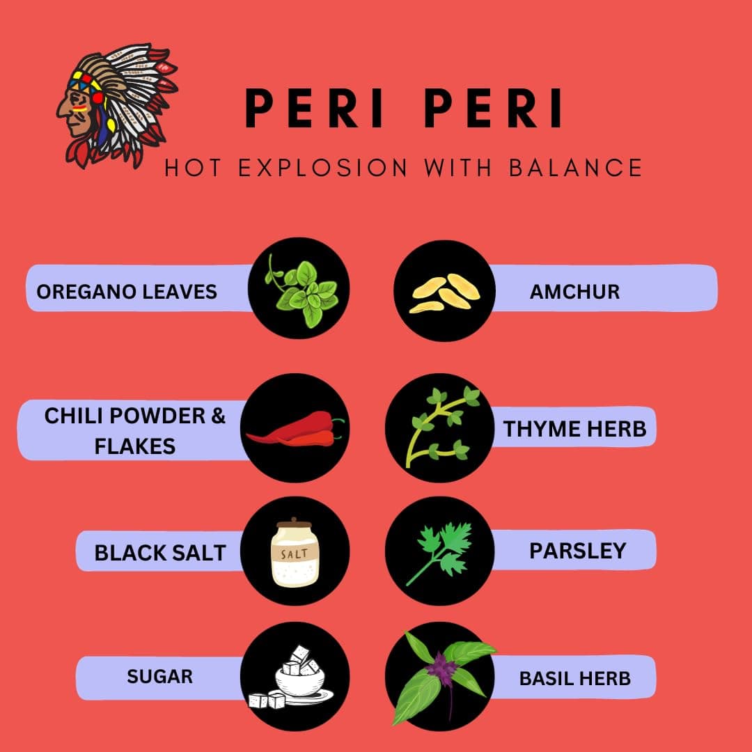 Indiana Organic Peri peri Seasoning - Preservative or Flavor Enhancer Free, Packed on Order Freshly Made. - 100 gram, No Onion and Garlic — image 3