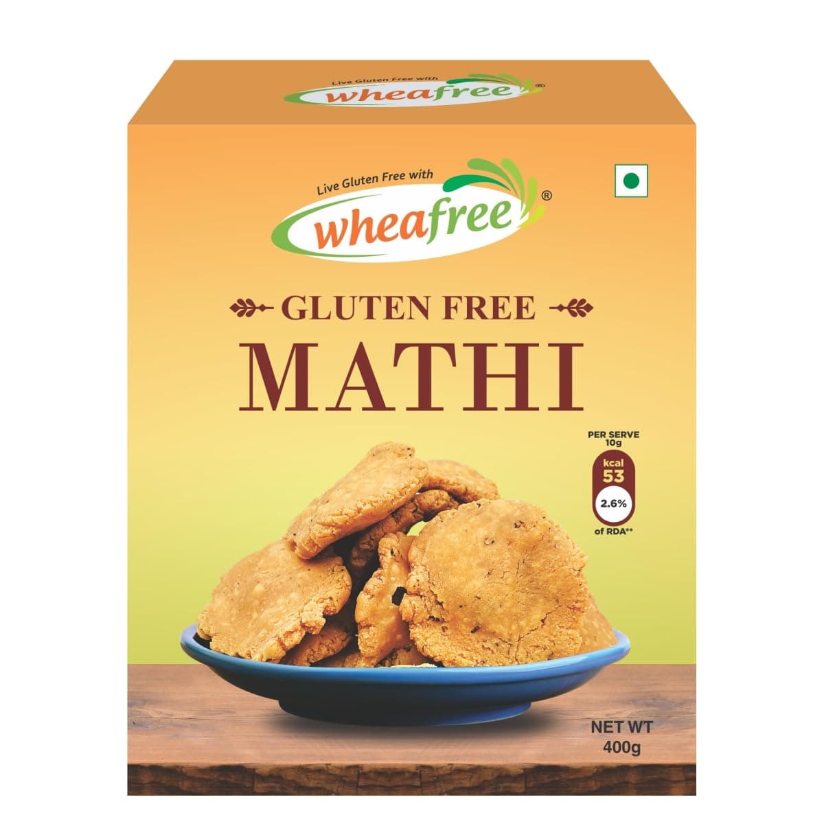 Wheafree Gluten Free Mathi (400g) | Delicious, Ready to Eat Indian Snacks | Tasty Crispy and Crunchy Savoury | Lactose Free | Best Tea Time Savoury Snacks — image 4