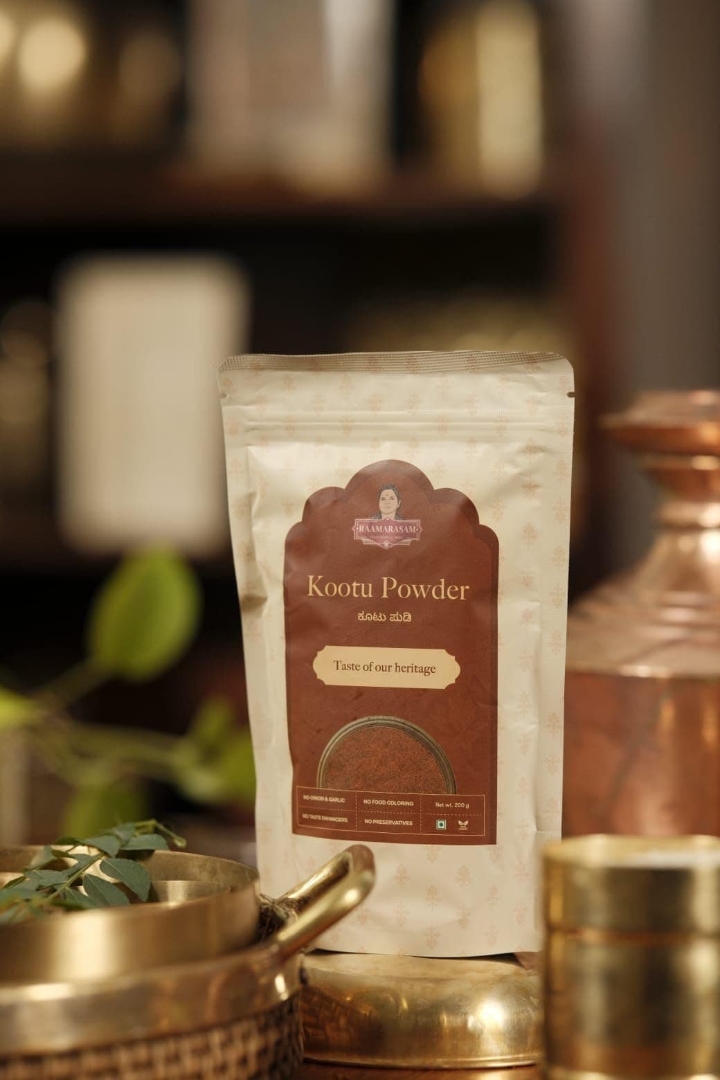 Raamarasam Kootu Powder | Traditional South Indian Masala | No Onion & Garlic | No Artificial Colors | No Preservatives | 200g