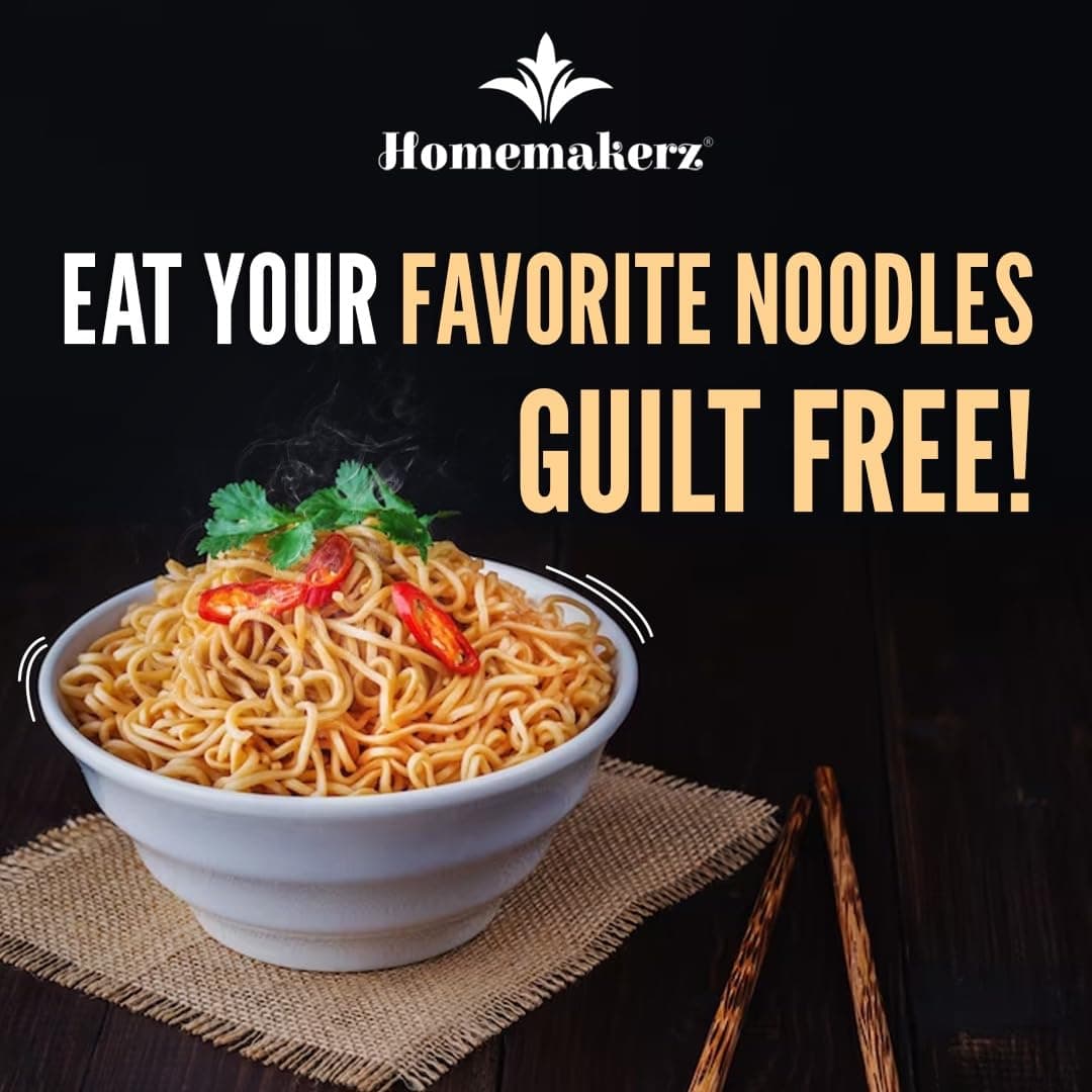 Homemakerz Multigrain Millet Noodles, Natural, Preservative, Gluten & Fat Free, Not Fried & No Oil, Zero Maida & Wheat, Healthy & Tasty Hakka Millet Noodles, 200g — image 6