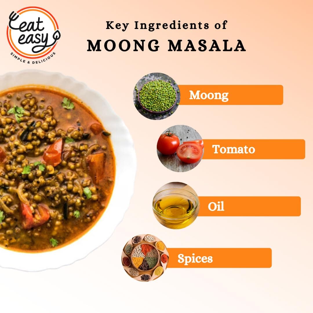 Eat Easy Ready to Eat Moong Masala 85g (Pack of 2) – Healthy Instant Moong Dal Snack, Spicy Vegetarian Meal, No Preservatives, Quick Indian Dish — image 6