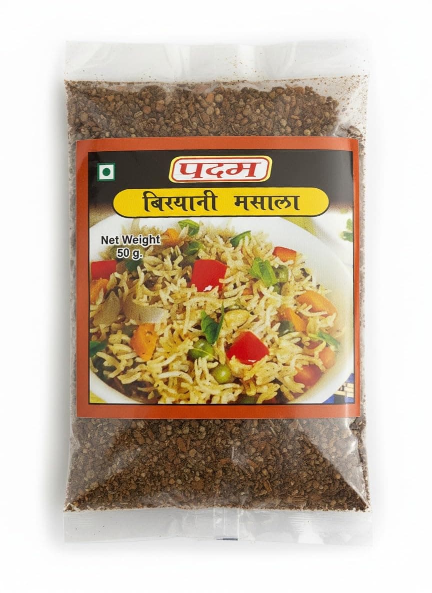 Padam Veg Biryani Masala, (50gx3) No Onion No Garlic — image 2