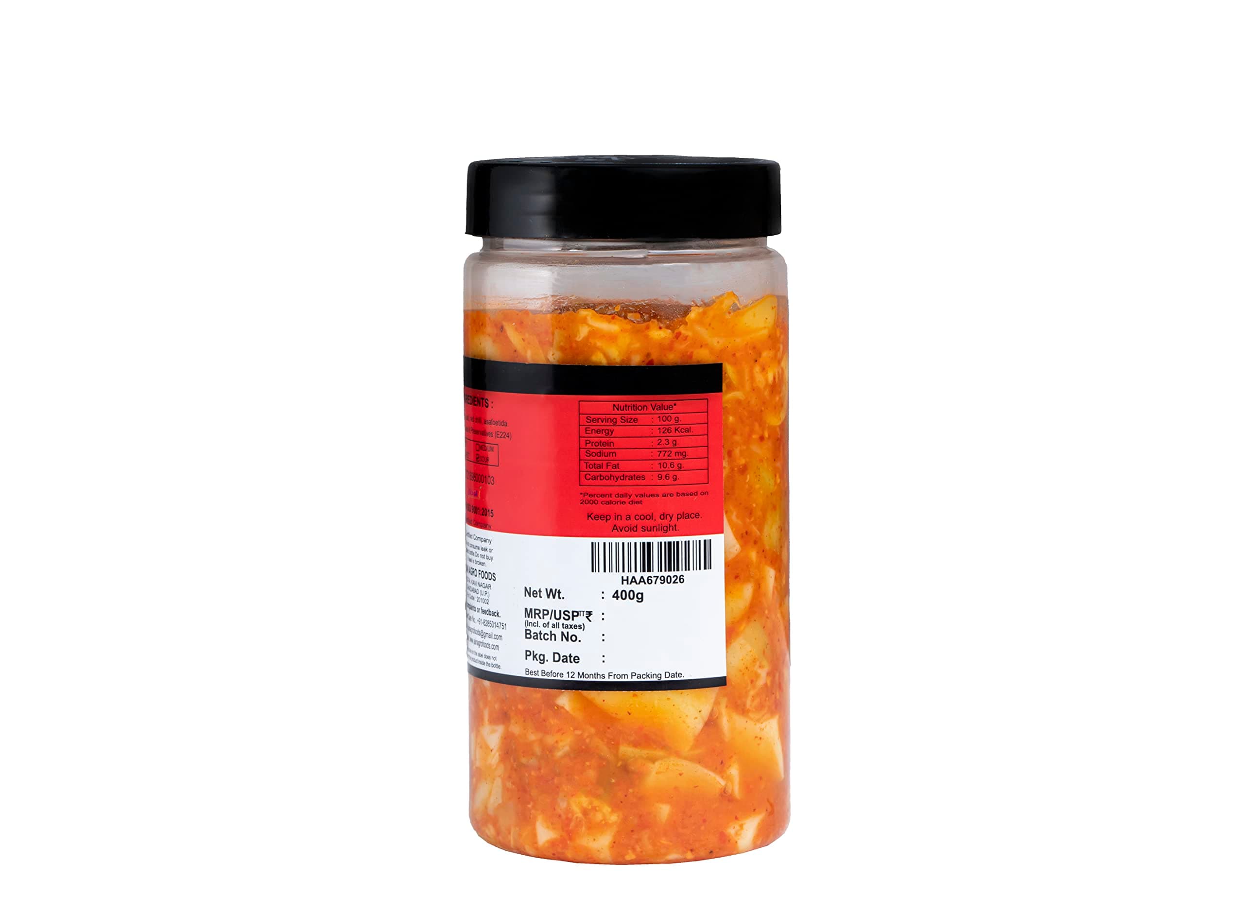 JAIN'S PURE HEENG AAM ACHAR/MIRCHAULI (1 KG) — image 4