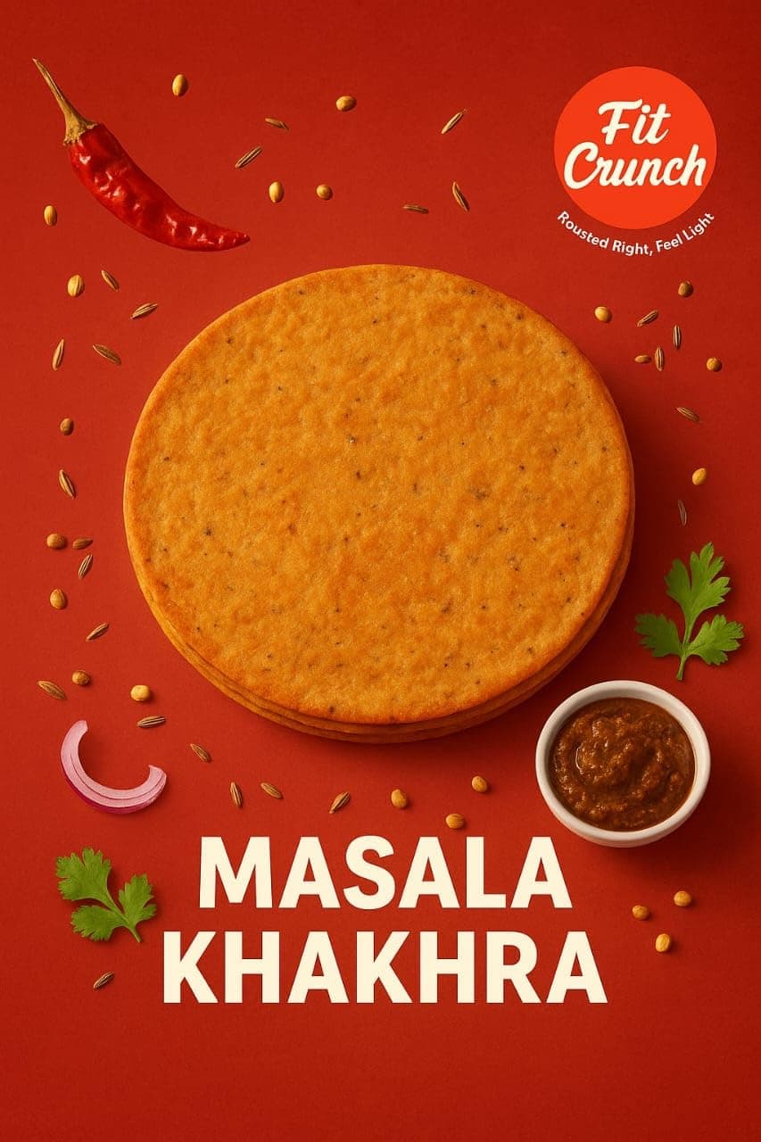 Masala Khakhra – Flavor-Packed Roasted Snack – No Onion No Garlic – 200g — image 2