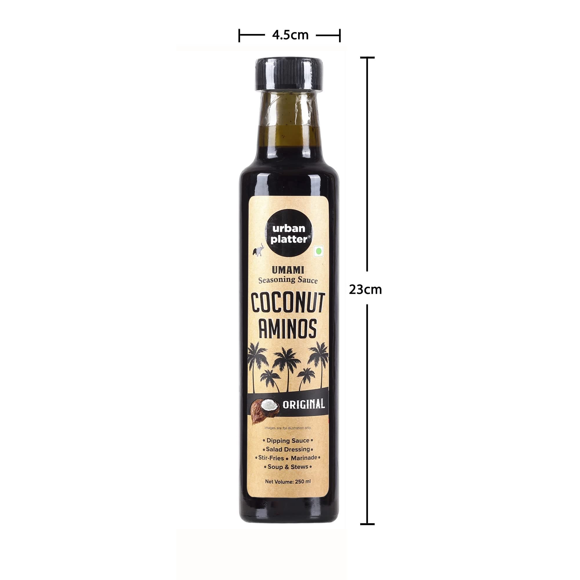 Urban Platter Coconut Aminos, 250ml (Umami Seasoning Sauce, Soy-Free, Gluten-Free, Perfect for Dipping Asian appetizers, for dressings and More) — image 7