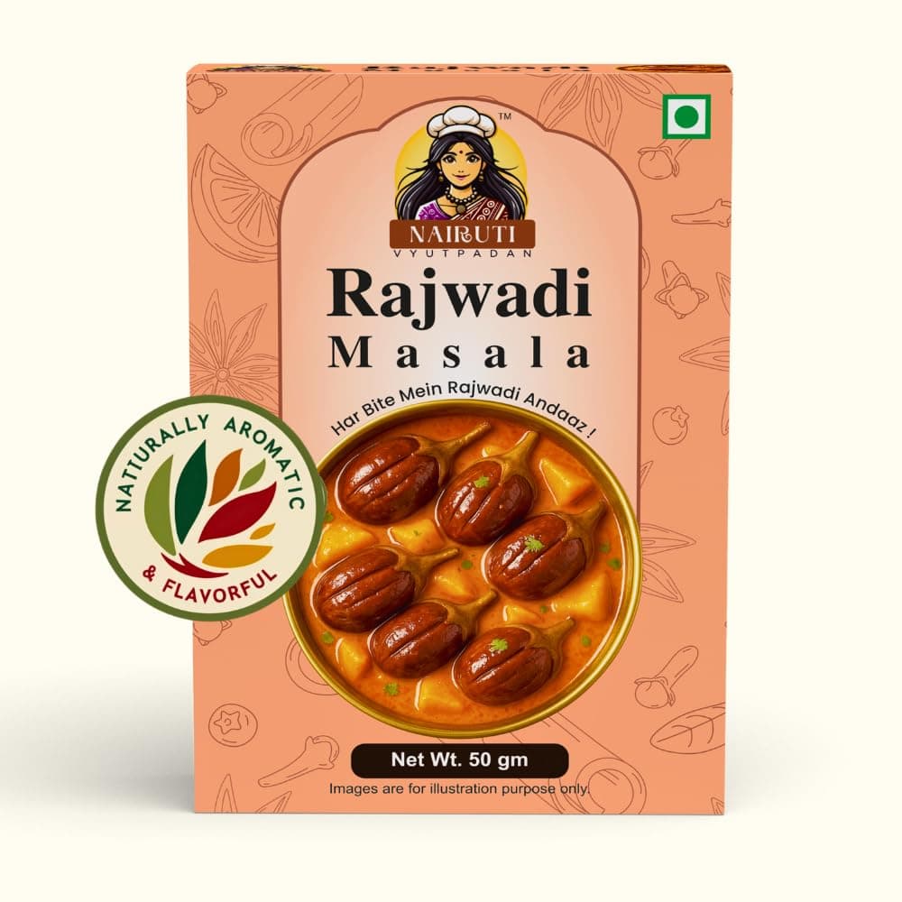 Nairuti Vyutpadan Rajwadi Masala (Jain Friendly) 50g | No Onion No Garlic | Royal Indian Curry Spice Blend | Premium Whole Spices for Rich Sabzi, Paneer & Gravies | No Preservatives — image 7